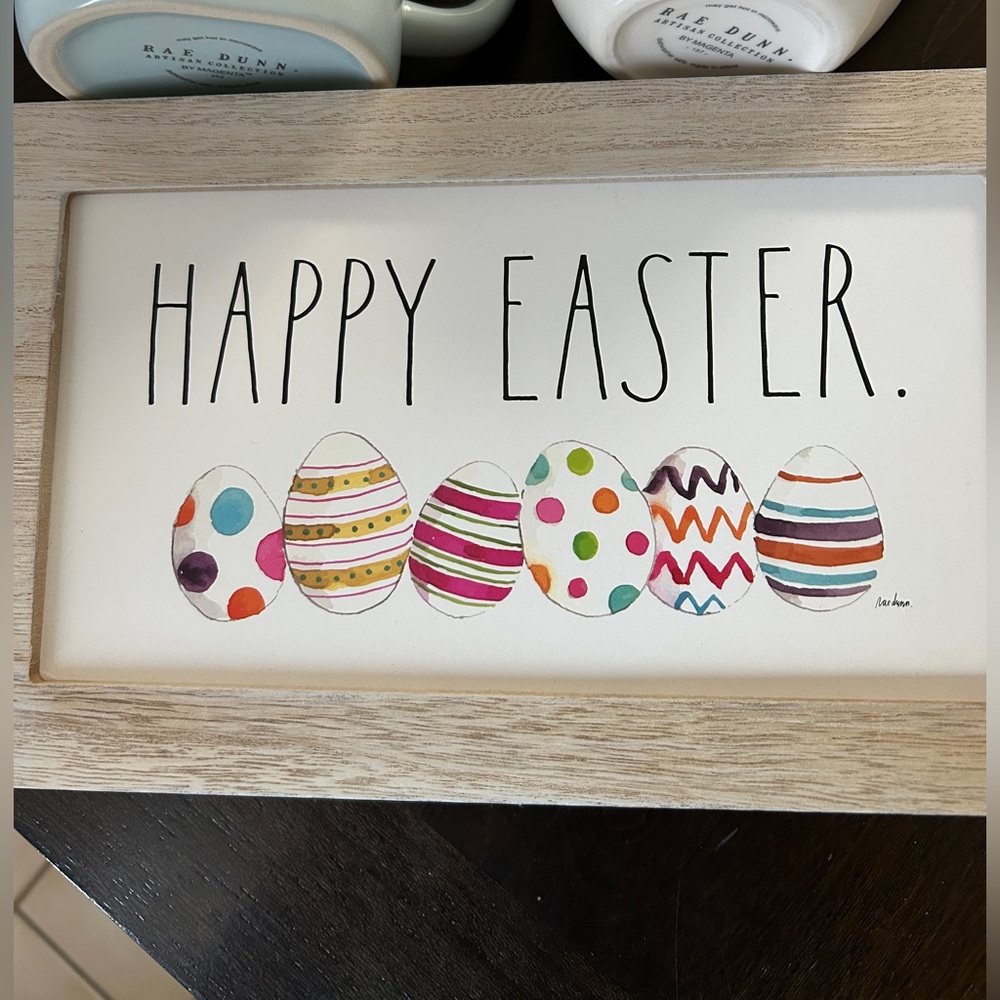 Rae Dunn Easter sign